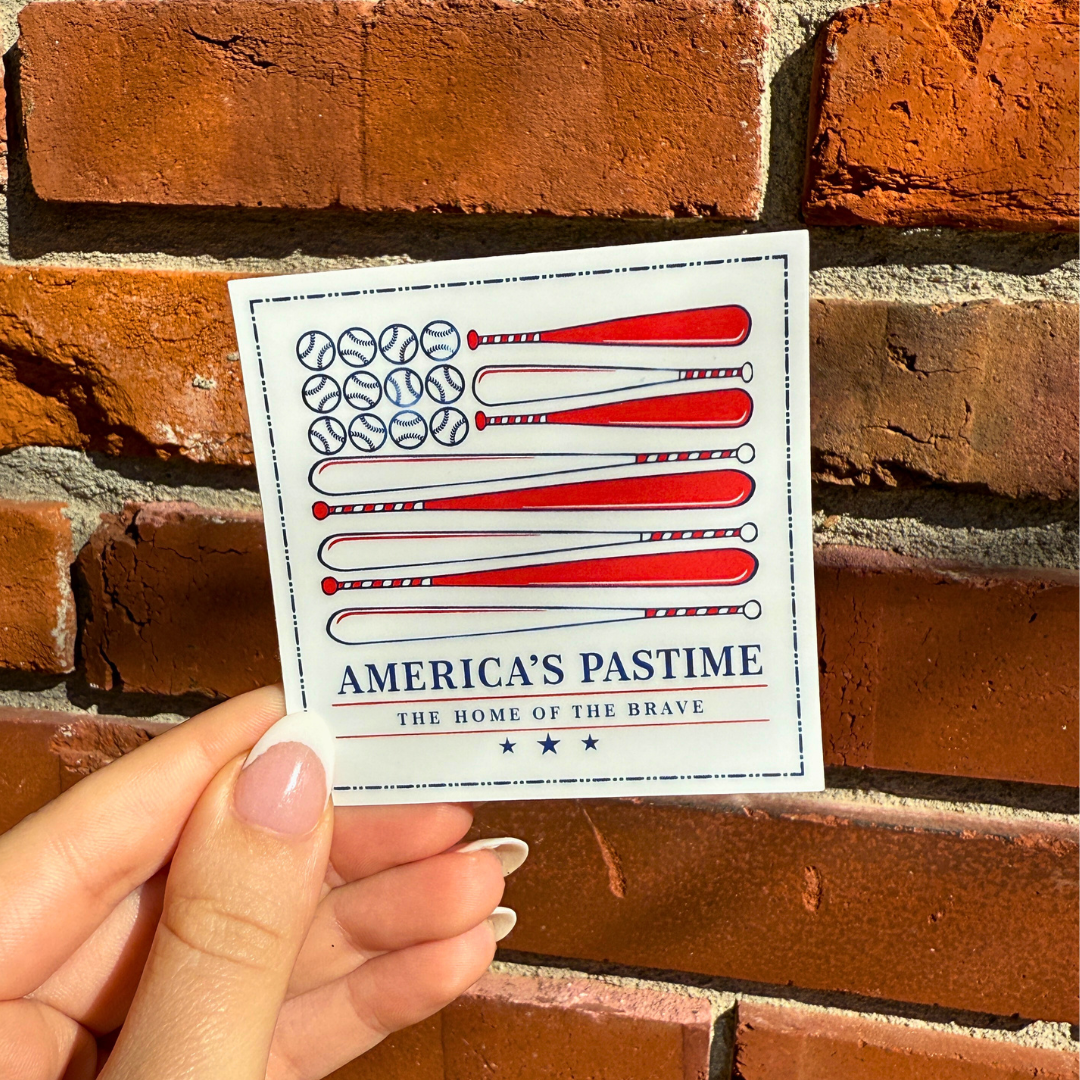 America's Pastime Sticker