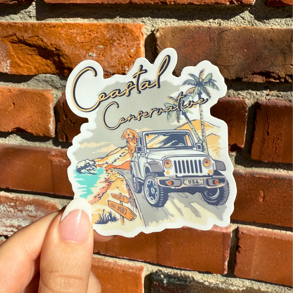 Coastal Conservative Sticker